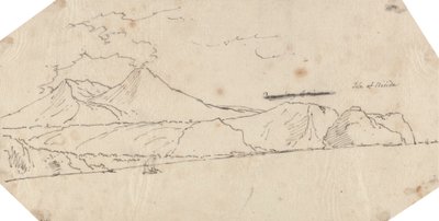 Isle of Nisida af John Robert Cozens