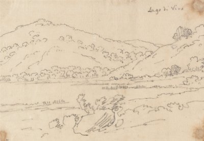 Vico-søen af John Robert Cozens