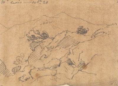 Mont Cenis, 20. oktober af John Robert Cozens