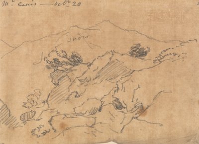 Mont Cenis, den 20. oktober af John Robert Cozens