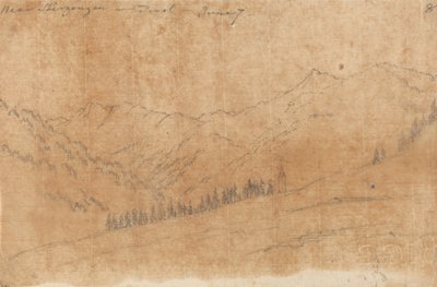 Nær Sherzing, Tyrol, 7. juni af John Robert Cozens