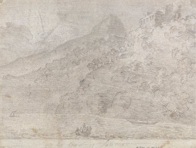 På kysten af Salerno af John Robert Cozens