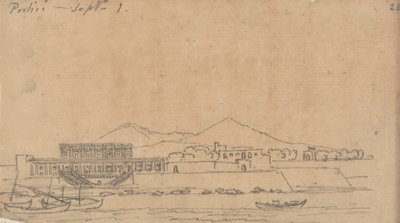 Portici, 1. september af John Robert Cozens