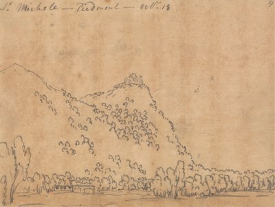 Saint Michele, Piemonte, 18. oktober af John Robert Cozens
