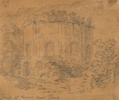 Venustemplet nær Baia af John Robert Cozens