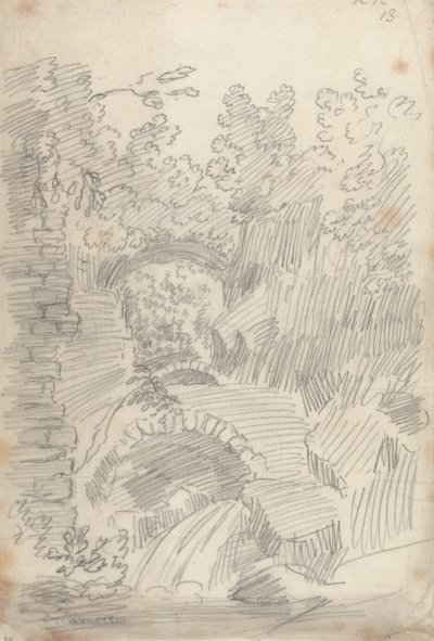Terrano-broen, Civita Castellana af John Robert Cozens