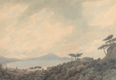 Napoli-bugten fra Capodimonte af John Robert Cozens