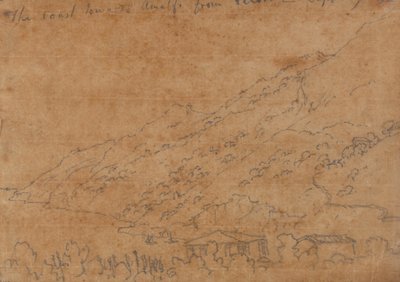 Kysten mod Amalfi fra Vietri, 19. september af John Robert Cozens