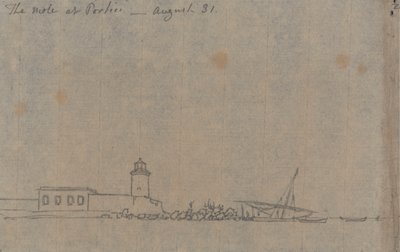 Muldvarpen i Portici, 31. august af John Robert Cozens