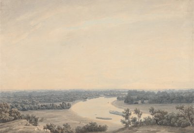 Themsen fra Richmond Hill mod sydvest af John Robert Cozens