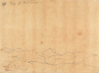 Toppen af Mt. Cenis af John Robert Cozens