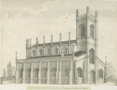 Rugeley kirke af John Robert Fernyhough