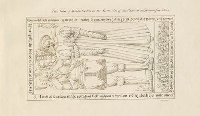 Standon Church - Francis Roses grav: pentegning, nd [1800-tallet] af John Robert Fernyhough