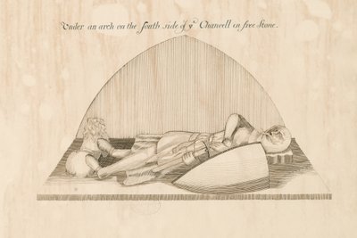Swynnerton Church - Billede: pen- og blæktegning, nd [1800-tallet] af John Robert Fernyhough