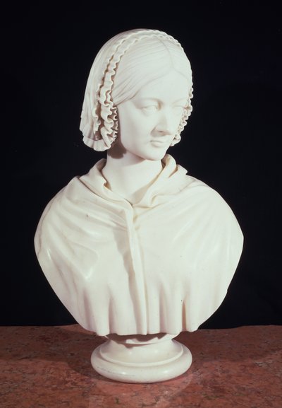 Buste af Florence Nightingale (1820-1910) af John Robert Steell