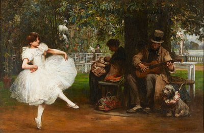 The Old Showman (olie på lærred) af John Robertson Reid
