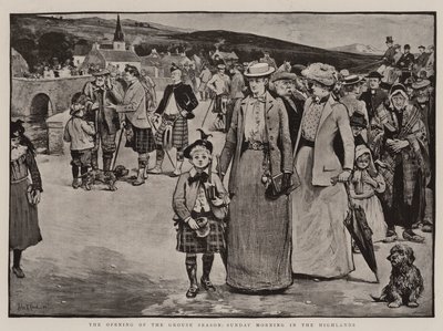 Åbningen af Rypesæsonen, søndag morgen i højlandet af John Robertson Reid