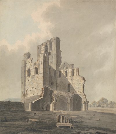 Kelso Kloster, Skotland af John Roe of Warwick