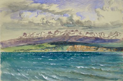 Eftermiddag om foråret, med sydlig vind, ved Neuchatel, 30. april 1869 af John Ruskin
