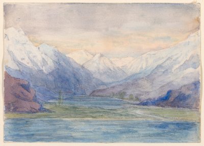 Bjerglandskab af John Ruskin