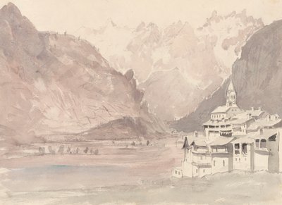 Schweizisk bjerglandskab af John Ruskin