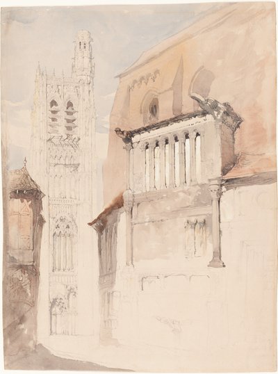 Katedraltårnet i Sens af John Ruskin