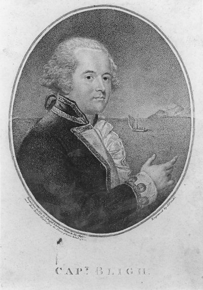 Kaptajn William Bligh, graveret af John Conde (gravering) af John Russell