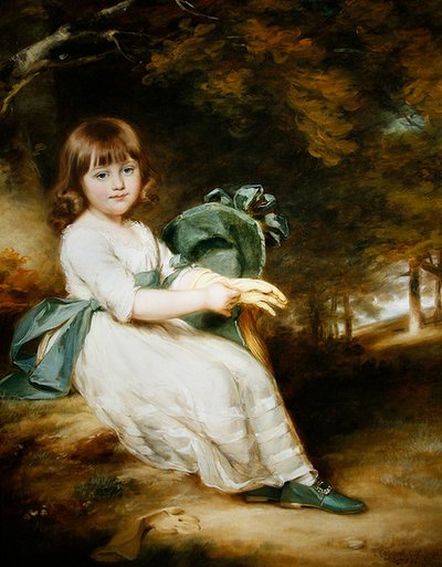 Portræt af Mary Sheppard af John Russell