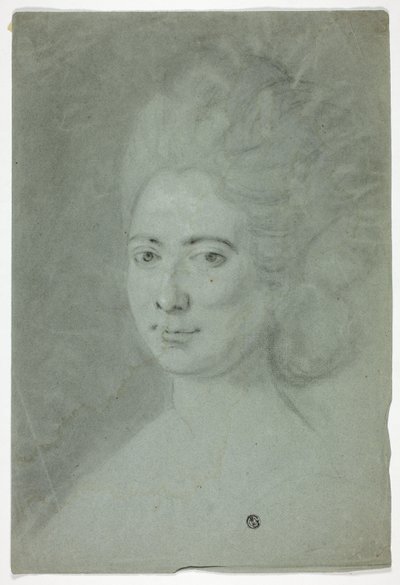 Portræt af en dame af John Russell