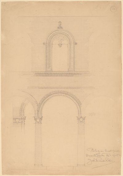 Bologna murstensvæg af John Russell Pope