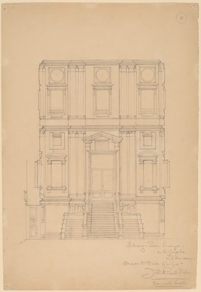 Bibliotek, San Lorenzo af John Russell Pope