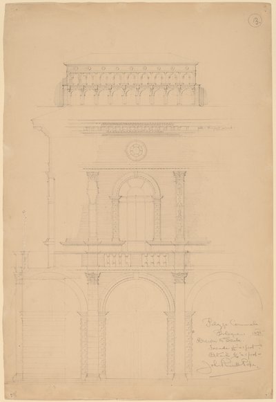 Rådhus, Bologna af John Russell Pope