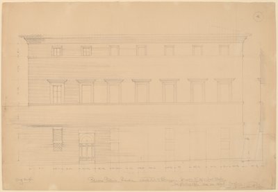 Palazzo Pollini, Siena, tilskrevet Peruzzi af John Russell Pope