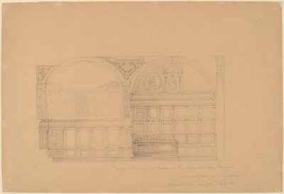 Peruginos Udienza del Cambio i Collegio del Cambio, Perugia af John Russell Pope