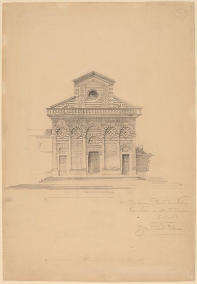 St. Andrea, Pistoia af John Russell Pope