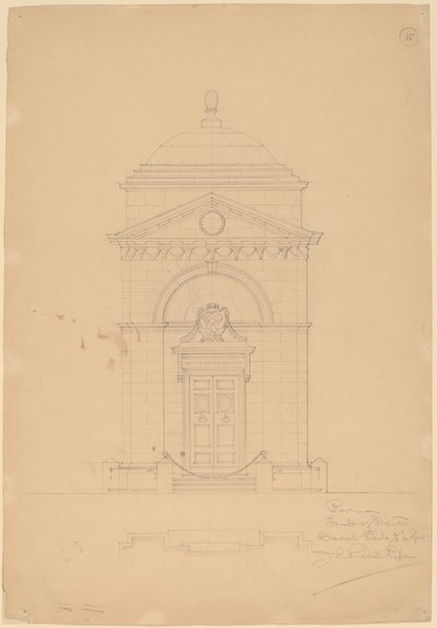 Dantes grav, Ravenna af John Russell Pope