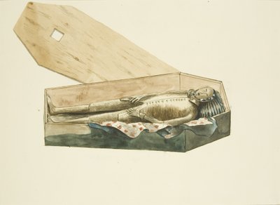 Mr Yeomans ved hans disinternering af John S. Miller