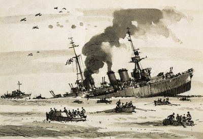 Efter Malta-operationen i 1942 blev Cairo sænket af britiske destroyere. af John S. Smith