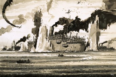 Lancastras forlis ud for St Nazaire i juni 1940 af John S. Smith
