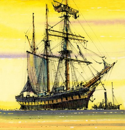 Uidentificeret sejlbåd af John S. Smith