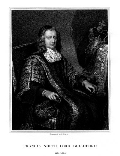 Francis North, 1. Baron Guilford, 1823. af John Samuel Agar