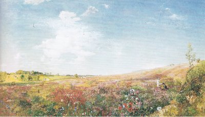 Sommerlandskab af John Samuel Raven