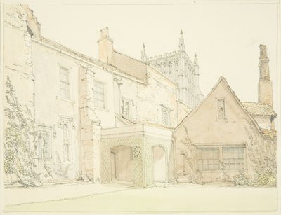 South Front Prebendal House i Lower College Green af John Sanders