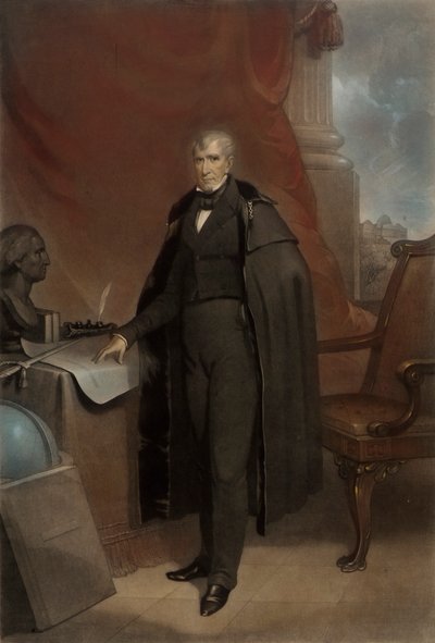William Henry Harrison af John Sartain