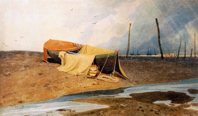 En båd på stranden af John Sell Cotman
