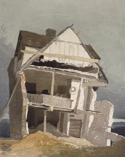 En husruin, 19. århundrede af John Sell Cotman