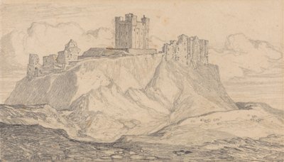 Bamburgh Castle, Northumberland af John Sell Cotman