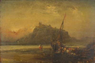 Strandscene af John Sell Cotman