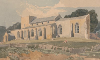 Blickling Kirke, Norfolk, fra sydøst af John Sell Cotman