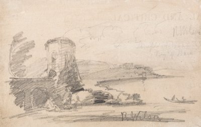 Bridge and Tower, efter Richard Wilson af John Sell Cotman